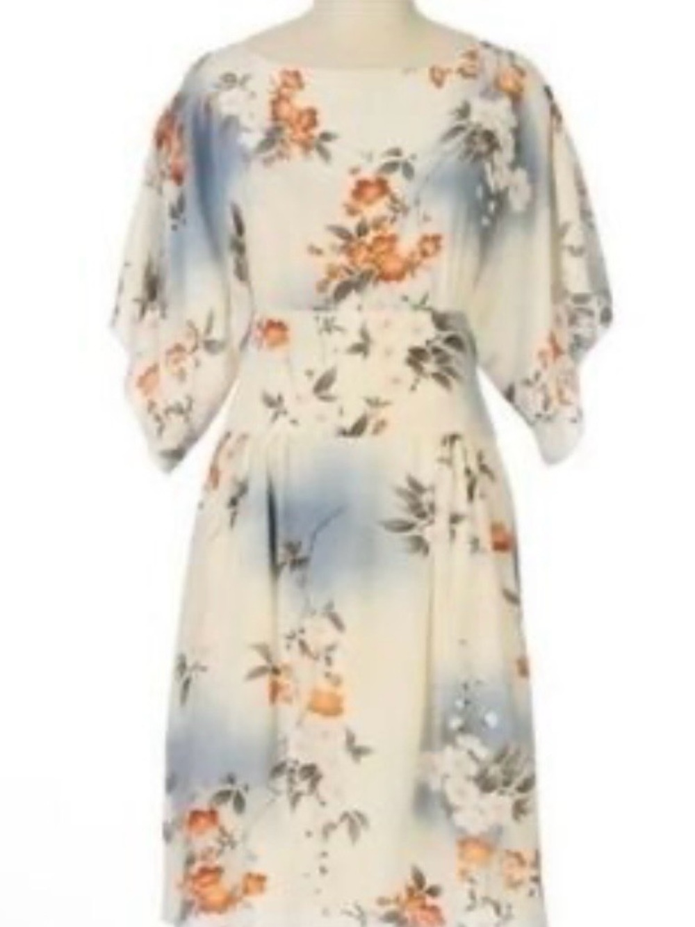 Anna Sui 100% Silk Kimono Sleeve Dress – Size 0